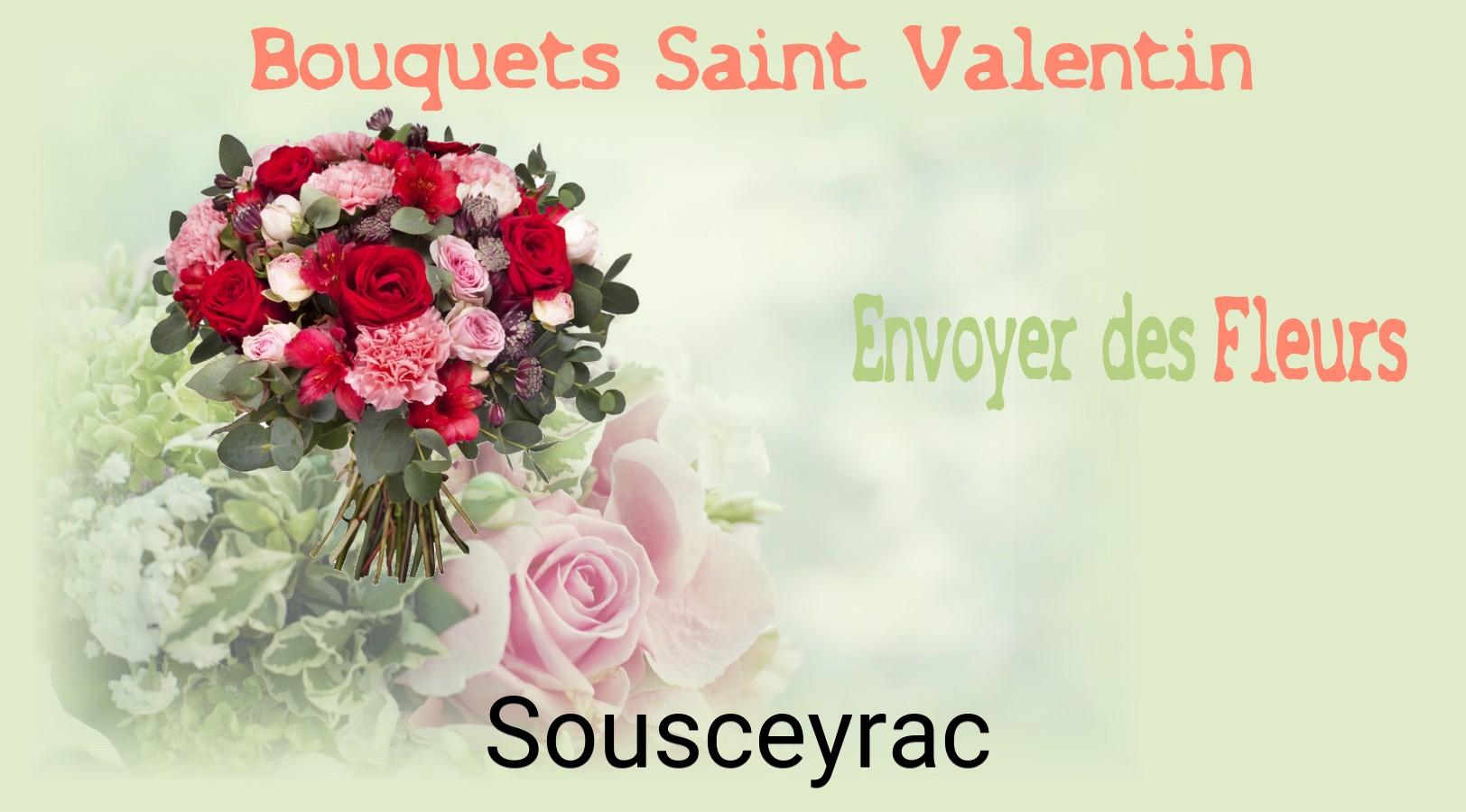 Roses de Saint-Valentin livrées à Sousceyrac